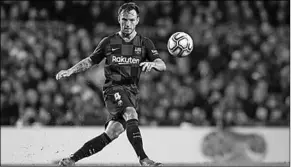  ??  ?? De Kroatische middenveld­er Ivan Rakitic zal Barcelona verlaten voor Sevilla. (Foto: AD)