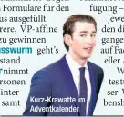  ??  ?? Kurz-Krawatte im Adventkale­nder