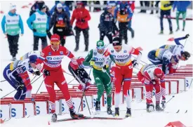  ?? FOTO: HAKON MOSVOLD LARSEN/TT-AP-NTB ?? På lördag skidar damerna 30 km och på söndag skidar herrarna 50 km i Holmenkoll­en.