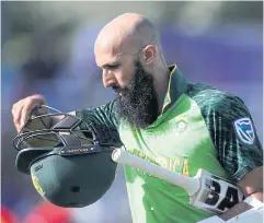  ?? REUTERS ?? South Africa’s Hashim Amla during a match at the 2019 Cricket World Cup.