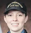  ??  ?? Sub.-Lt. Abbigail Cowbrough, 23, lived near Dartmouth, N.S.