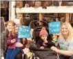  ?? PHOTO PROVIDED ?? Children in the Pre-K in the Park pre-school program had “Born Scientist” signs to carry in a recent March for Science in Congress Park.