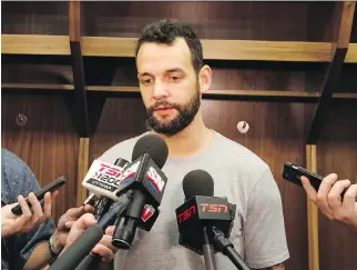  ?? PATRICK DOYLE FILES ?? Senators forward Clarke MacArthur wondered publicly after last season whether his career could be over after suffering from neck pain following the team’s run to the conference final.