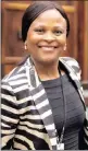  ??  ?? Public Protector advocate Busisiwe Mkhwebane.