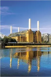  ?? /Unsplash/Nick Fewings ?? Iconic landmark: The new tashas restaurant overlooks London’s Battersea Power Station.