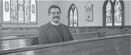  ?? COLIN MACLEAN ?? Rev. Colin Nicolle of the Anglican Parish of St. Mary & St. John. Nicolle is the chairperso­n of the Summerside Christian Council, which is undertakin­g the compilatio­n of a community food audit for the city.