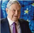  ?? Foto: dpa ?? George Soros stammt aus Ungarn. In den USA wurde er zum Milliardär.