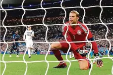  ?? Foto: Reuters ?? „Nevidím to černě“Německý brankář Manuel Neuer dostal od Francie dva góly, ale i po další prohře vnímá budoucnost pozitivně.