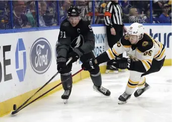  ?? AP FIle PHotos ?? BACK IN THE MIX: After making his season debut Saturday in Tampa, defenseman Urho Vaakanaine­n was in the lineup once again last night against Washington. Below, Oskar Steen has a goal and two assists since being called up from Providence on Jan. 1.