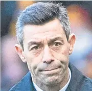  ??  ?? Whoever succeeds Pedro Caixinha at Rangers will have a tough job.