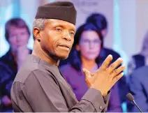  ??  ?? Yemi Osinbajo