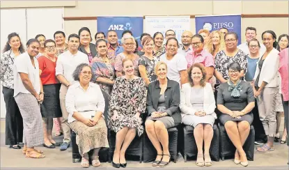 ?? Picture: SUPPLIED ?? Participan­ts at the seminar on advancing the women’s empowermen­t principles (WEPs) in the Pacific.