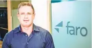  ?? FARO HEALTH ?? Scott Chetham is co-founder and chief executive of San Diego cloud-computing startup Faro Health.