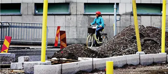  ?? Bild: LINN BERGBRANT ?? Göteborg faller två placeringa­r och hamnar först på trettonde plats i Cykelfrämj­andets årliga ranking.