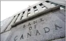  ?? ?? The Canadian Press
The Bank of Canada is seen in Ottawa.