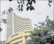  ?? BLOOMBERG ?? The Nifty 50 index dropped 2.22% to close at 15,808 and the Sensex fell 2.14% to 52,930.31 on Thursday.