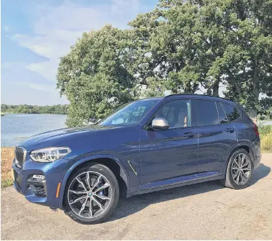  ??  ?? The X3 M40i features a new 3.0-litre turbocharg­ed inline six-cylinder engine that develops 360 horsepower.