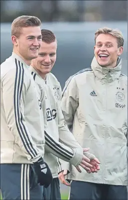  ?? FOTO: GETTY ?? De Ligt y De Jong Dos fichajes pretendido­s por media Europa