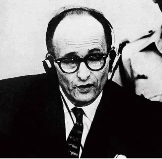  ?? Reprodução ?? Adolf Eichmann, responsáve­l por levar milhões de judeus aos campos de extermínio