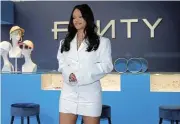  ?? /Reuters/File ?? Betting on Africa: Singer Rihanna has launched her Fenty Beauty products in Africa.