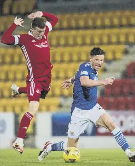  ??  ?? 0 Thursday’s televised St Johnstone v Aberdeen match was not a classic.