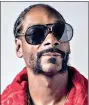  ??  ?? Snoop Dogg