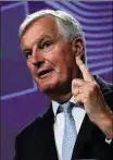  ??  ?? Barnier: a deal is “unlikely”