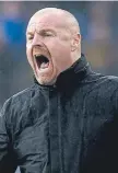  ?? ?? Everton’s new manager Sean Dyche.