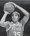  ?? Carmen Mandato / Getty Images ?? Texas forward Charli Collier is expected to go to Dallas with one of the first two selections in the WNBA draft.