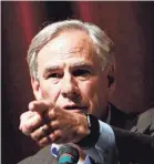  ?? MARCO BELLO/REUTERS ?? Gov. Greg Abbott says Texas is making it “easier to vote and harder to cheat.”