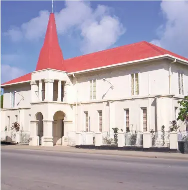  ??  ?? The Prime Minister’s Office in Nuku’alofa, Tonga.