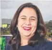  ??  ?? Premier Annastacia Palaszczuk.