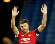  ??  ?? Manchester United midfielder Michael Carrick