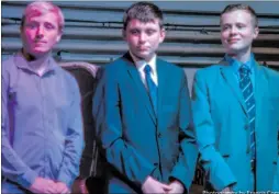  ??  ?? From left: Ben Gray, Charlie Meredith and Alfie Fulcher, the three nominees in Young Volunteer of the Year