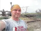  ??  ?? Shane Killaway has been supporting people affected by hurricanes in the British Virgin Islands