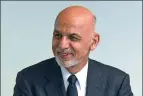  ??  ?? Ashraf Ghani, Afghan president