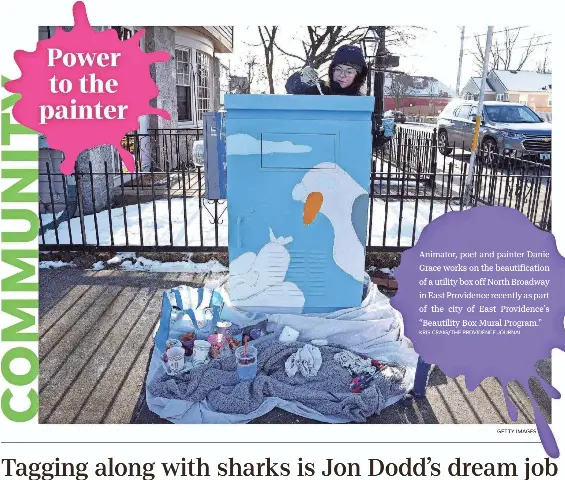 Tagging along with sharks is Jon Dodd’s dream job - PressReader