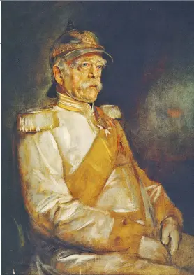  ?? ?? Smooth operator: an 1871 portrait of Bismarck by Franz von Lenbach