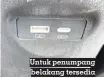  ?? ?? Untuk penumpang belakang tersedia slot USB type A dan Type C untuk kebutuhan pengisian daya gadget