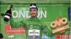  ??  ?? Julian Alaphilipp­e remporte le Tour de Grande-Bretagne. A l’issue de la huitième étape, remportée dimanche par Caleb Ewan, le Français a été sacré outre-Manche. C’est la dixième victoire d’Alaphilipp­e cette saison.