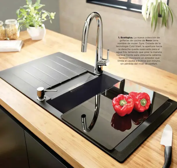 Grifo de Cocina Inox Pure Ideale