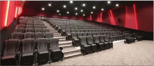  ??  ?? The new cinema will feature US-style leather seats in all three screens.