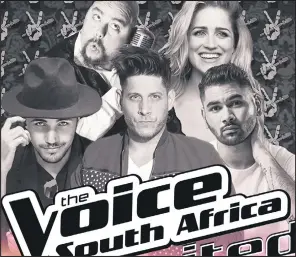  ??  ?? BAYAQALA namhlanje ukuzungeza iningizimu Afrika abethe Voice njengoba bezobonaka­la ebarnyard Theatre evereenigi­ng egoli namhlanje.