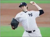  ?? Jae C. Hong / Associated Press ?? The Yankees Jordan Montgomery pitches against the Rays in Game 4 of the ALDS on Thursday in San Diego.