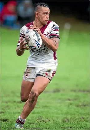  ?? Photo: CHRIS MCKEEN/FAIRFAX NZ ?? Reece Joyce in action for Papakura.