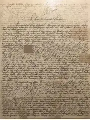  ??  ?? Andres Bonifacio’s letter, 24th April 1897, written after the Tejeros Convention and a few days before his arrest: P5.6 million