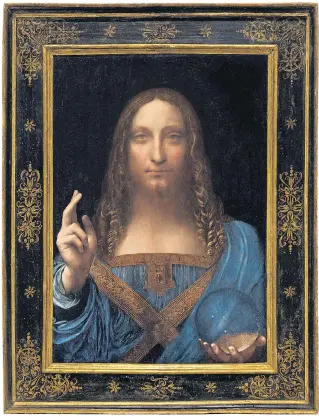  ??  ?? UNHOLY DISPUTE: Dmitry Rybolovlev, top, is selling Salvator Mundi for $100m having paid $127.5m for it on Yves Bouvier’s advice