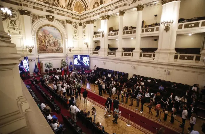  ?? ?? ► El Frente Amplio ha evitado hacer mención a los puntos de conflicto que el sector ha tenido -desde sus orígenes- con Sebastián Piñera.