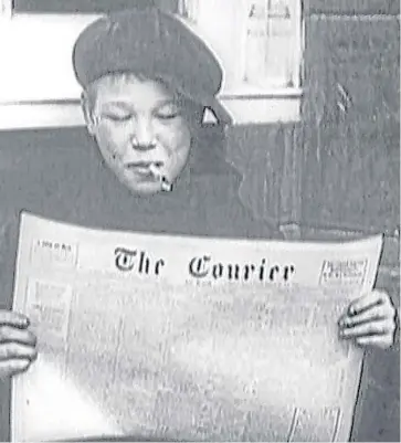  ??  ?? The smoking vendor reads the paper – upside down, delivery boys and girls with their bundles and footballer­s take to the pitch.