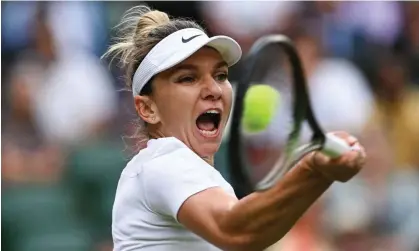  ?? ?? Simona Halep can now continue her tennis career. Photograph: Glyn Kirk/AFP/Getty Images